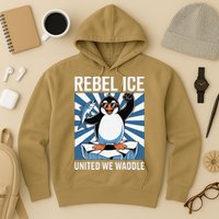 Rebel Ice United We Waddle Flippers Up I Stand With Hoodie
