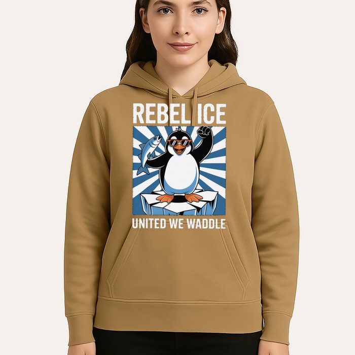 Rebel Ice United We Waddle Flippers Up I Stand With Hoodie