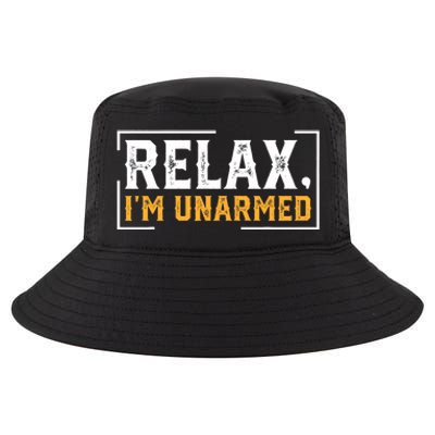 Relax I’M Unarmed Funny Hand Amputee Cool Comfort Performance Bucket Hat