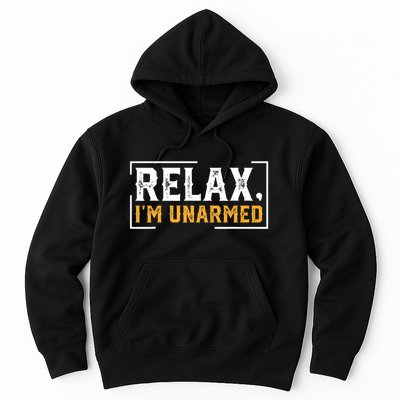 Relax I’M Unarmed Funny Hand Amputee Hoodie