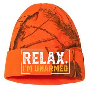 Relax I’M Unarmed Funny Hand Amputee Kati Licensed 12" Camo Beanie