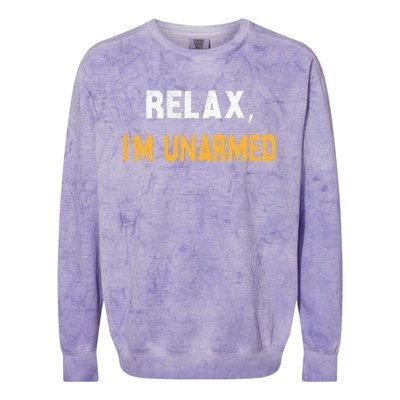 Relax IM Unarmed Colorblast Crewneck Sweatshirt