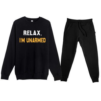 Relax IM Unarmed Premium Crewneck Sweatsuit Set