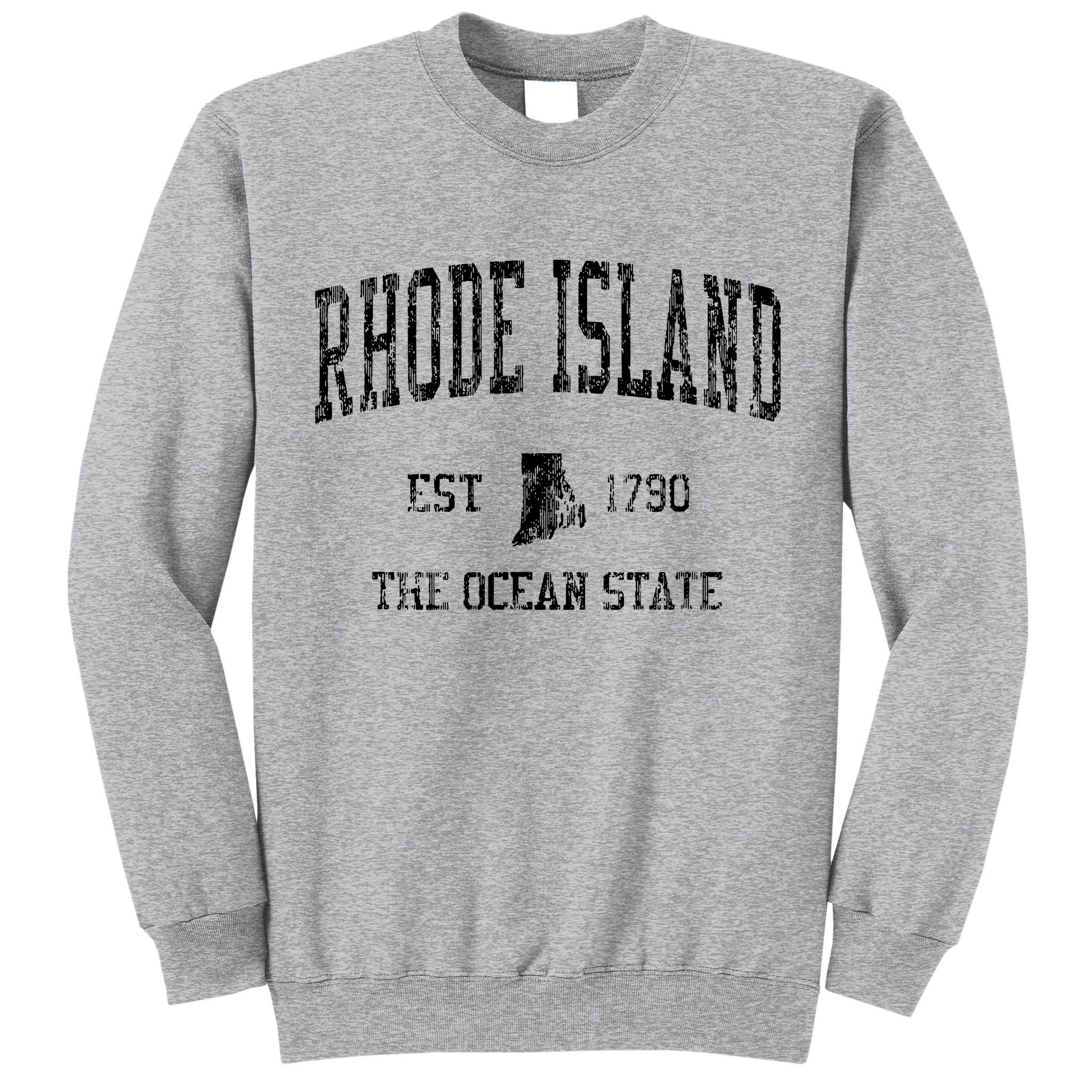 Rhode Island Vintage Sports Ri Design Rhode Islander Tall Sweatshirt