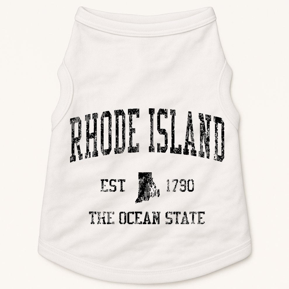 Rhode Island Vintage Sports Ri Design Rhode Islander Doggie Tank