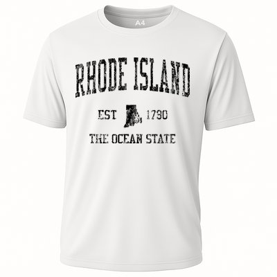 Rhode Island Vintage Sports Ri Design Rhode Islander Performance Shirt