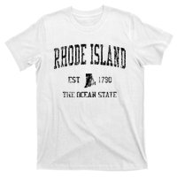 Rhode Island Vintage Sports Ri Design Rhode Islander T-Shirt