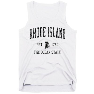 Rhode Island Vintage Sports Ri Design Rhode Islander Tank Top
