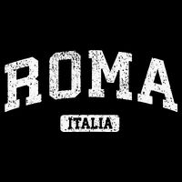 Rome Italy Vintage Sports Hoodie