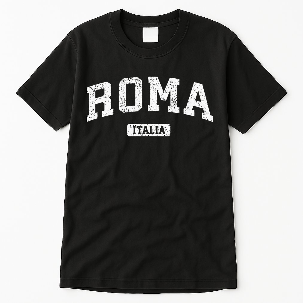 Rome Italy Vintage Sports Tall T-Shirt