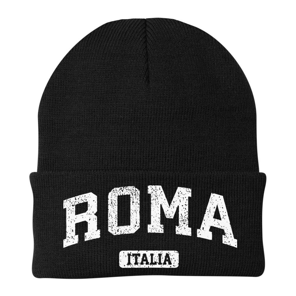 Rome Italy Vintage Sports Beanie