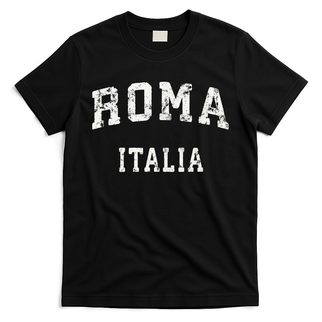 Rome Italy Vintage Roma Italia Sports Design T-Shirt