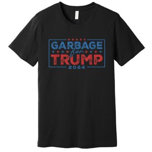 Retro Im Voting For Trump Vance Outlaw Hillbilly Gift Premium T-Shirt