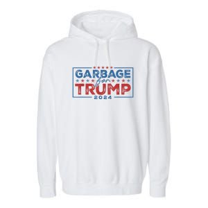 Retro Im Voting For Trump Vance Outlaw Hillbilly Gift Garment-Dyed Fleece Hoodie