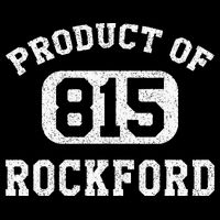 Rockford Illinois Vintage Retro Area Code Womens T-Shirt