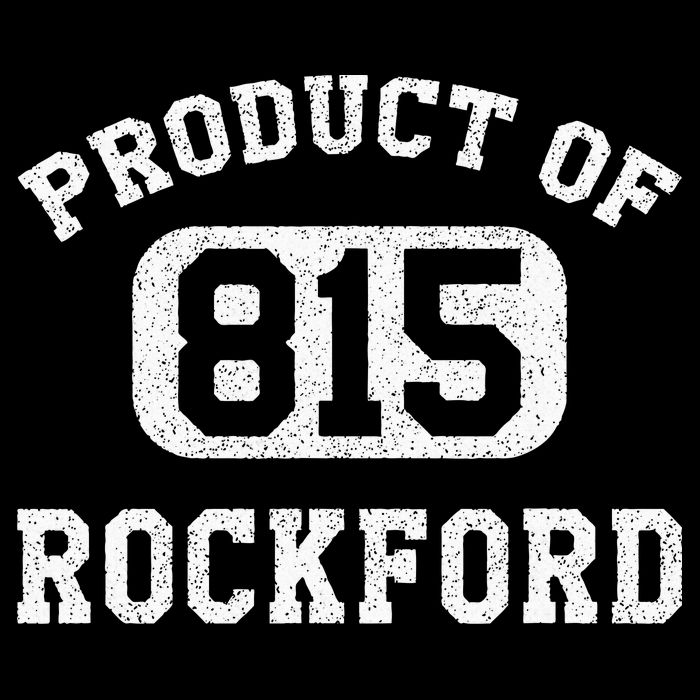 Rockford Illinois Vintage Retro Area Code Womens T-Shirt