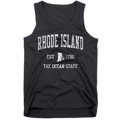 Rhode Island Vintage Sports Tank Top