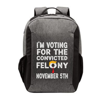 Retro IM Voting For The Convicted Felon Vector Backpack