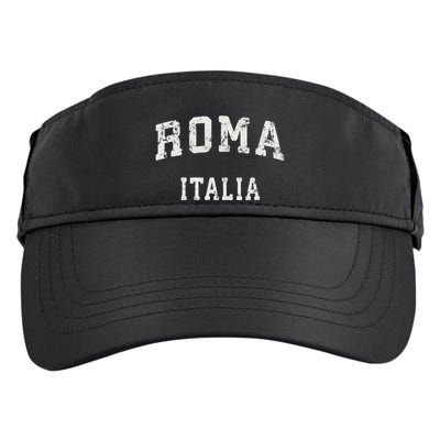 Rome Italy Vintage Roma Italia Sports Design Adult Drive Performance Visor