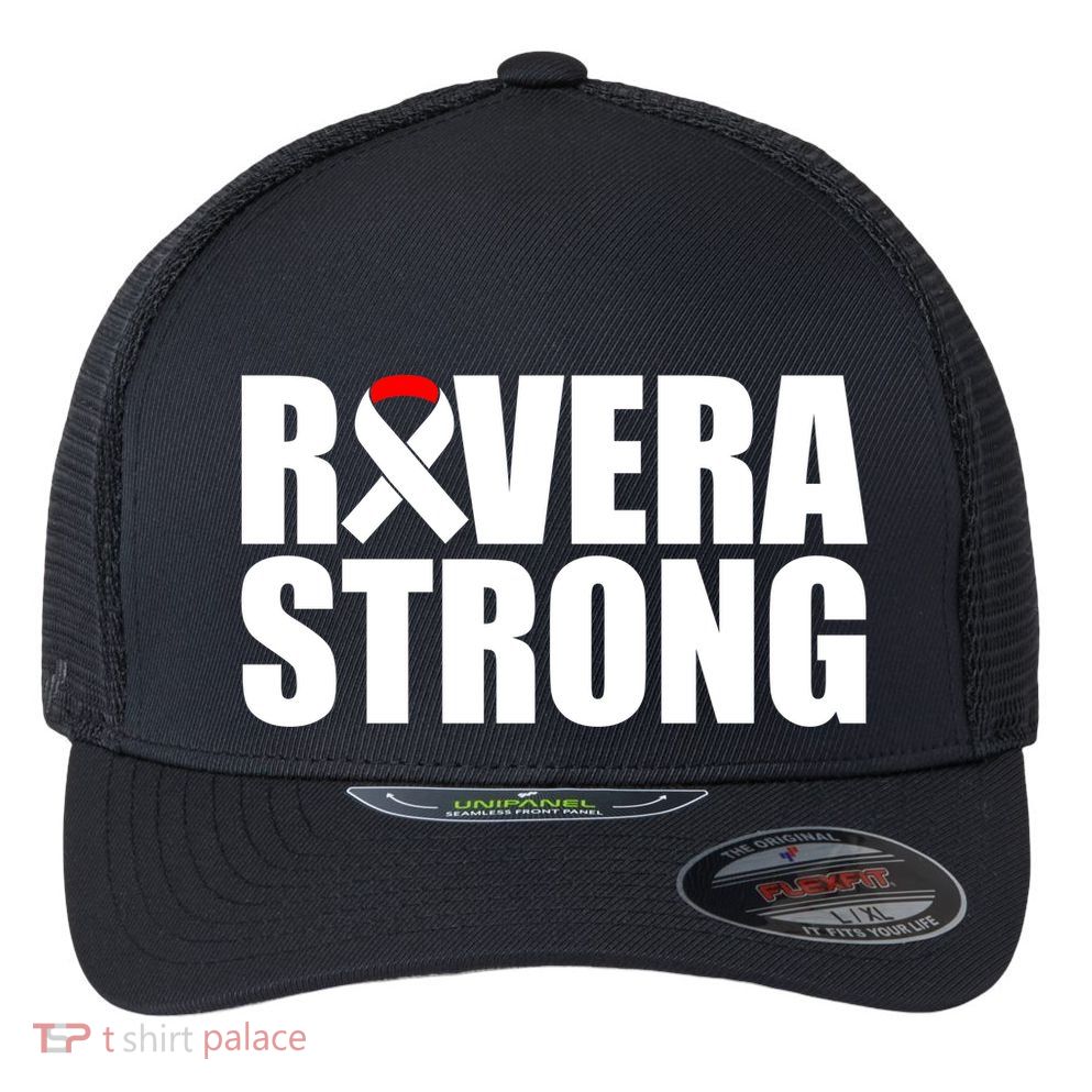 Rivera Strong Squamous Cell Carcinoma Awareness Flexfit Unipanel Trucker Cap