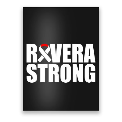 Rivera Strong Squamous Cell Carcinoma Awareness Poster
