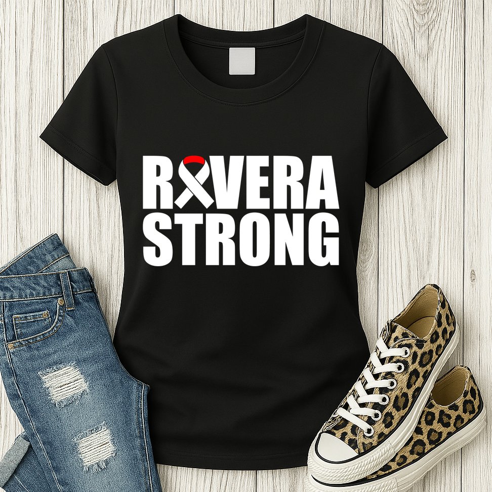 Rivera Strong Squamous Cell Carcinoma Awareness Womens T-Shirt