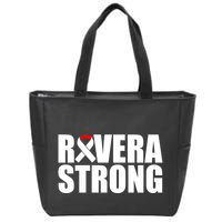Rivera Strong Squamous Cell Carcinoma Awareness Zip Tote Bag