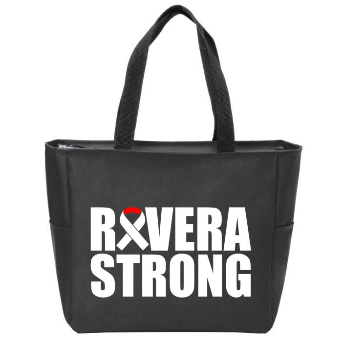 Rivera Strong Squamous Cell Carcinoma Awareness Zip Tote Bag
