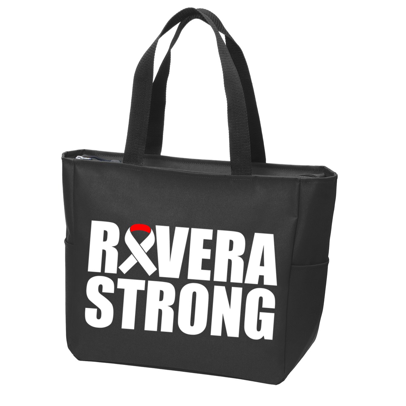 Rivera Strong Squamous Cell Carcinoma Awareness Zip Tote Bag