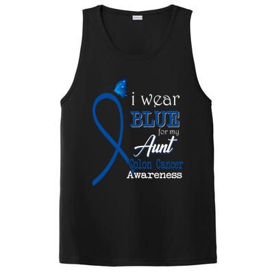 Ribbon I Wear Blue Unt Colon Cancer Awareness Gift PosiCharge Competitor Tank