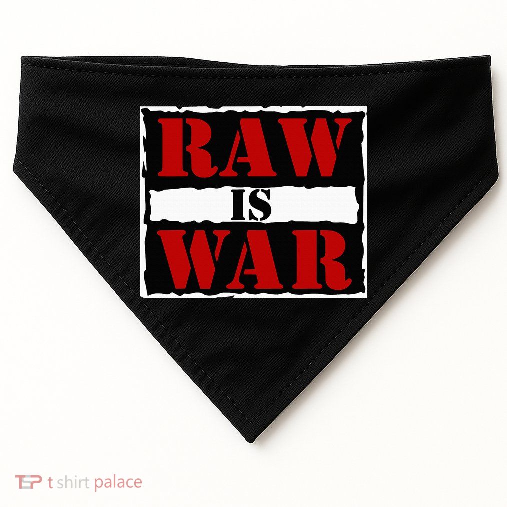 Raw Is War USA-Made Doggie Bandana
