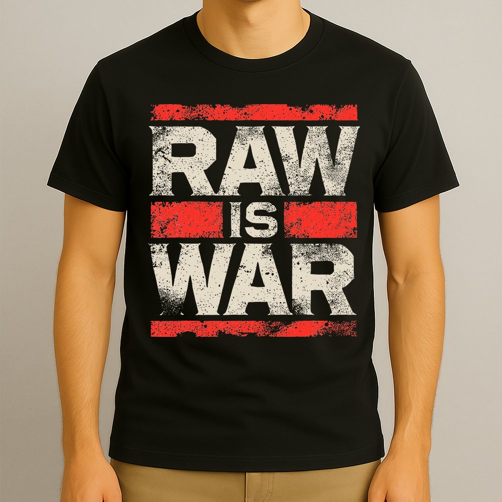 Raw Is War Pro Wrestling Famous Vintage 90s Art T-Shirt