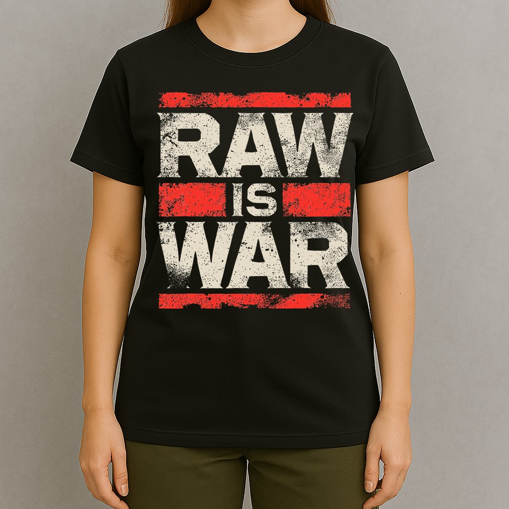 Raw Is War Pro Wrestling Famous Vintage 90s Art T-Shirt