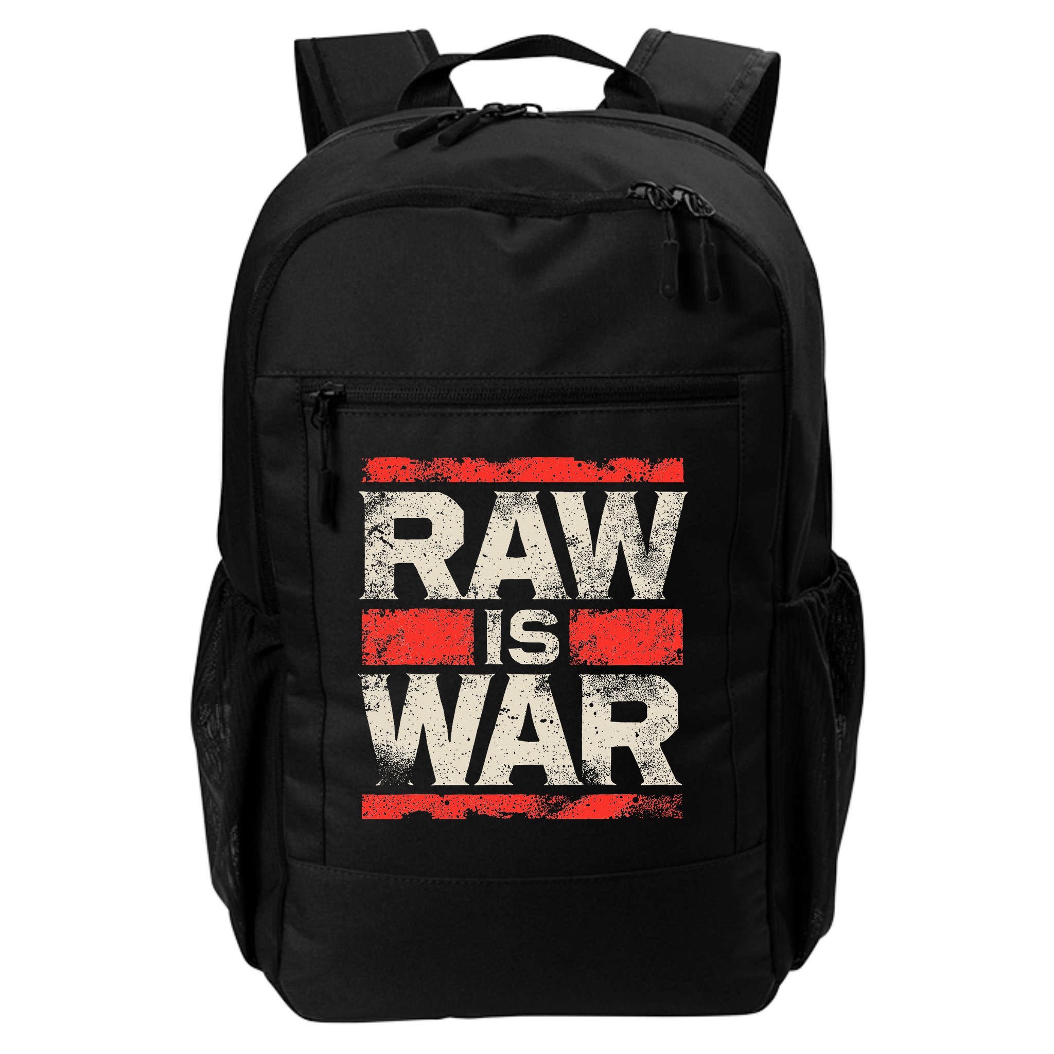 Raw Is War Pro Wrestling Famous Vintage 90s Art Backpack