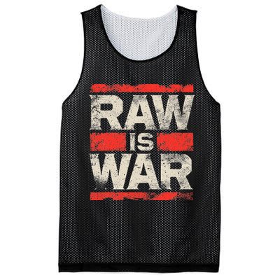 Raw Is War Pro Wrestling Famous Vintage 90s Art Mesh Reversible Basketball Jersey Tank
