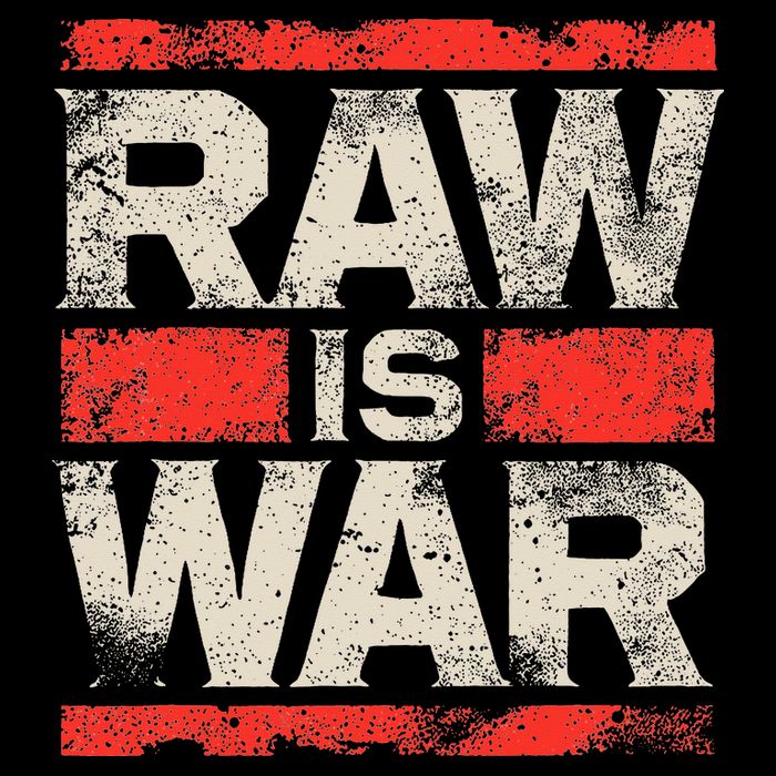 Raw Is War Pro Wrestling Famous Vintage 90s Art Baby Bodysuit