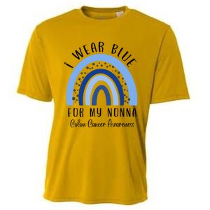 Rainbow I Wear Blue For My Nonna Colon Cancer Awareness Gift Cooling Performance Crew T-Shirt