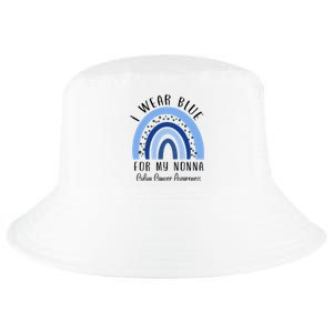 Rainbow I Wear Blue For My Nonna Colon Cancer Awareness Gift Cool Comfort Performance Bucket Hat