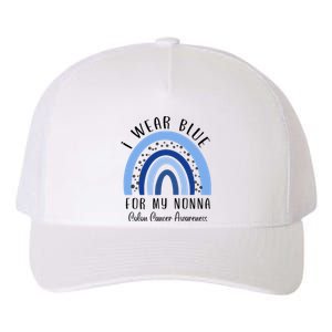 Rainbow I Wear Blue For My Nonna Colon Cancer Awareness Gift Yupoong Adult 5-Panel Trucker Hat