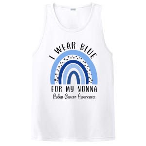 Rainbow I Wear Blue For My Nonna Colon Cancer Awareness Gift PosiCharge Competitor Tank