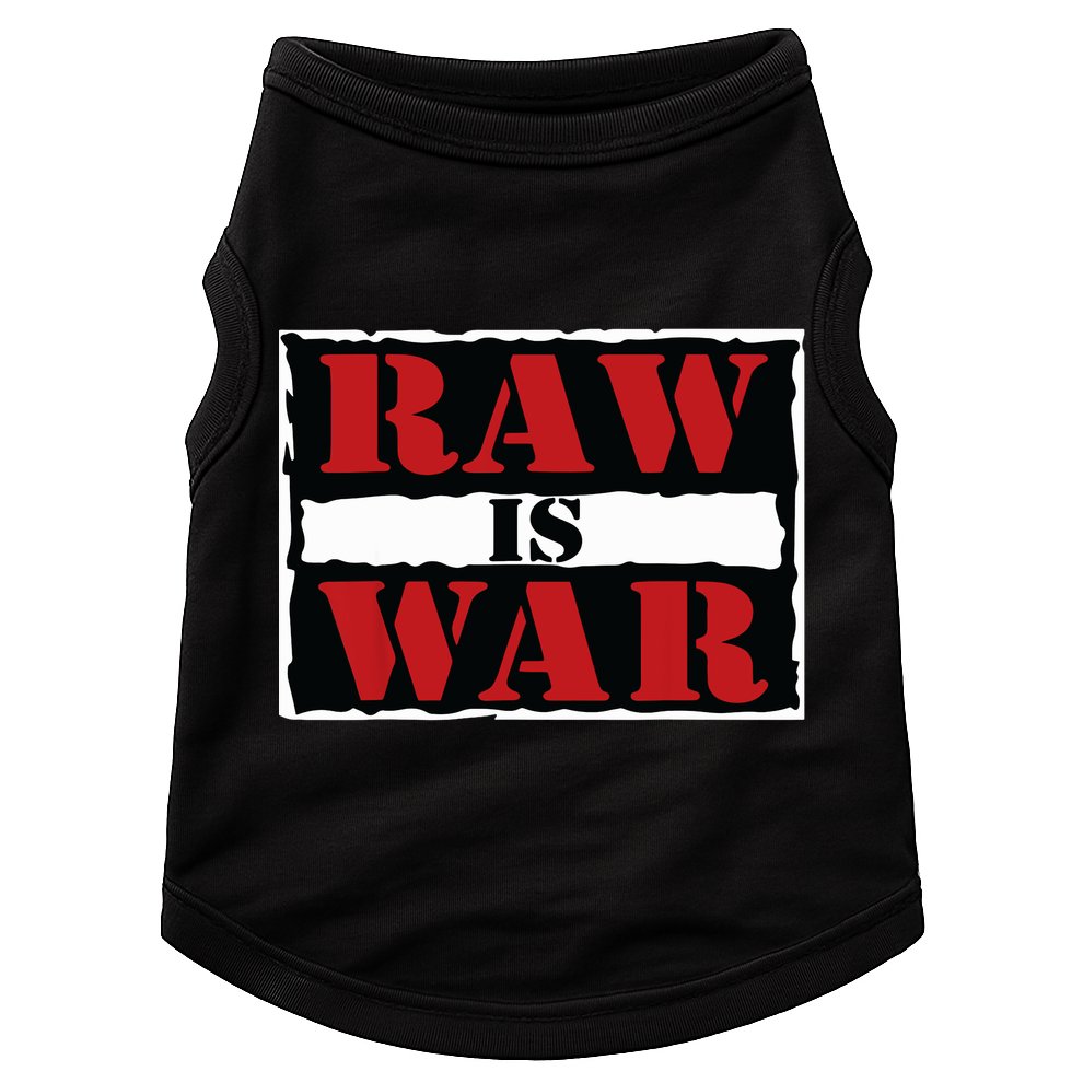 Raw Is War Pro Wrestling Famous Vintage 90s Art Doggie Tank
