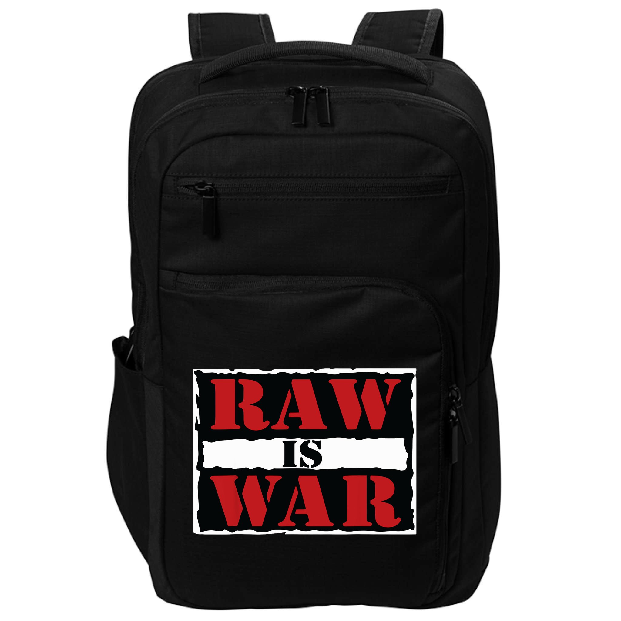 Raw Is War Pro Wrestling Famous Vintage 90s Art Impact Tech Backpack