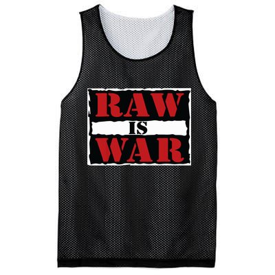 Raw Is War Pro Wrestling Famous Vintage 90s Art Mesh Reversible Basketball Jersey Tank