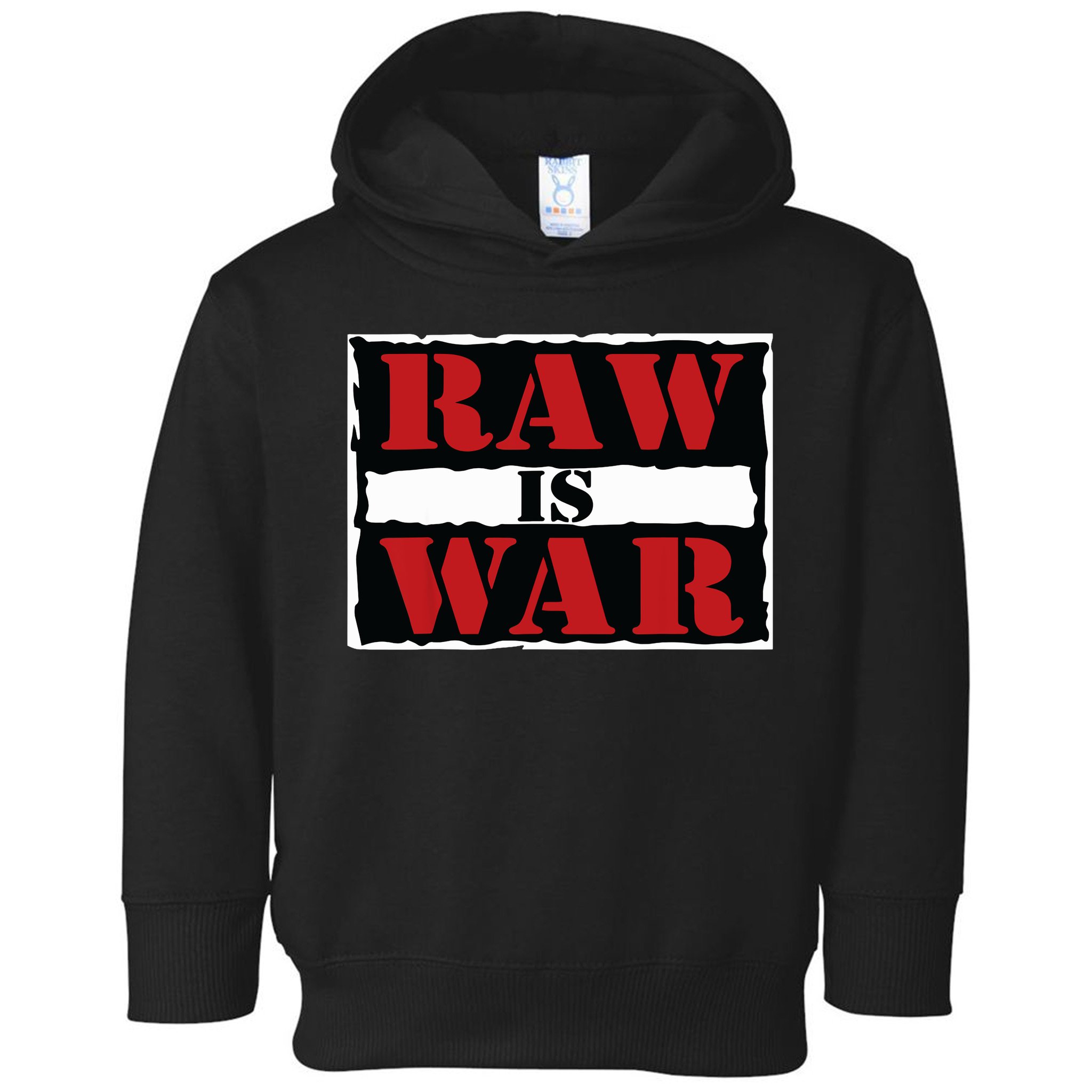Raw Is War Pro Wrestling Famous Vintage 90s Art Toddler Hoodie