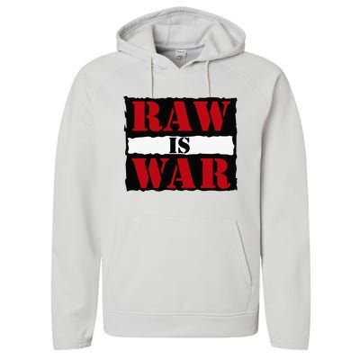 Raw Is War Performance Fleece Hoodie