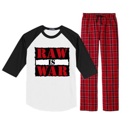 Raw Is War Raglan Sleeve Pajama Set