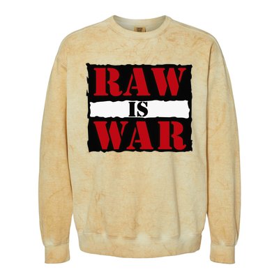 Raw Is War Colorblast Crewneck Sweatshirt