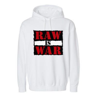 Raw Is War Garment-Dyed Fleece Hoodie