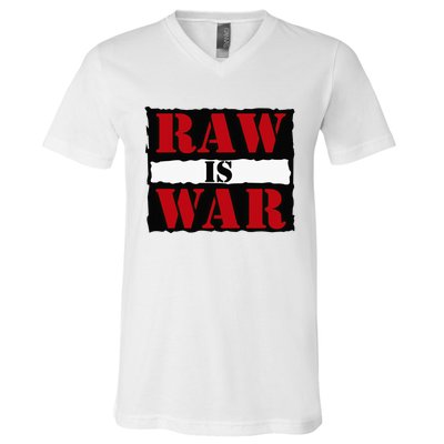 Raw Is War V-Neck T-Shirt