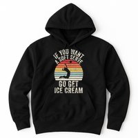 Retro If You Want A Soft Serve Go Get Ice Cream Volleyball Hoodie